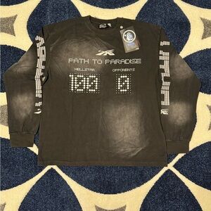 Hellstar Scoreboard Longsleeve Shirt Black Men’s Size Medium or Large